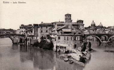 isola tiberina vecchia